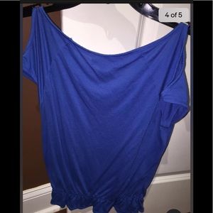 American eagle cold shoulder top shirt